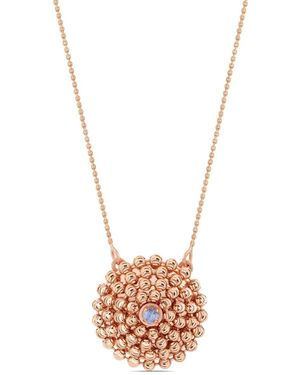 Officina Bernardi 18Kt Rose Medium Mimosa Sapphire Necklace - White