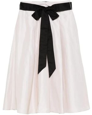 Max Mara Baschi Midi A-Line Skirt - Black