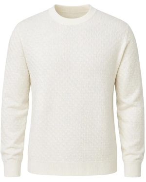 Paolo Pecora Textured-Knit Virgin Wool Jumper - White