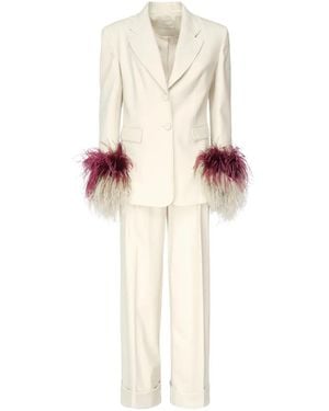 The Archivia Double Jane Suit - White