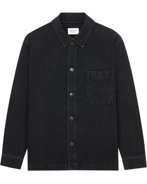 Saint Laurent Cassandre Overshirt - Blue