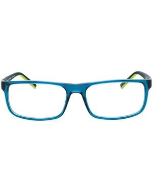 Timberland Lunettes De Vue À Monture Rectangulaire - Bleu