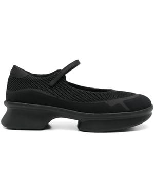 Prada Sneakers mit Mesh-Einsatz - Schwarz