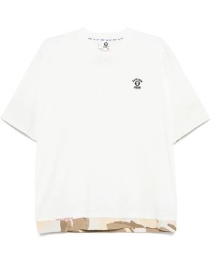 Aape By A Bathing Ape Cotton T-Shirt - White