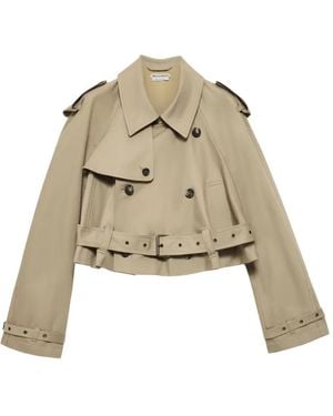 JW Anderson Double-Breasted Trench Coat - Natural