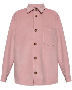 Marni Giacca-Camicia Con Ricamo - Rosa