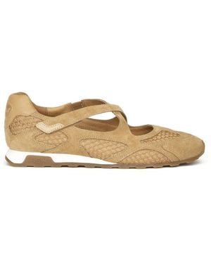 Ash Kore Touch-Strap Slip-On Trainers - Natural