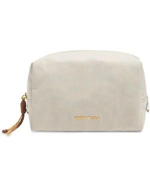 Bimba Y Lola Kosmetiktasche mit Logo - Weiß