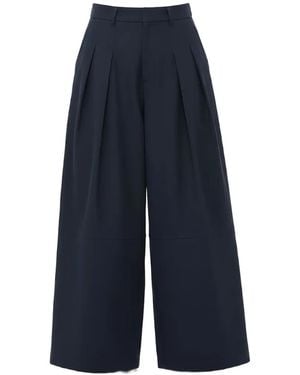 ELEH Pleated Pants - Blue