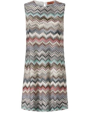 Missoni Sleeveless Mini Dress - Grey