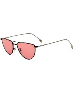 Paul Smith Lunettes De Soleil Garner À Monture Pilote - Blanc