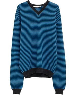 Paloma Wool V-Neck Jumper - Blue