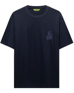 Shanghai Tang Dragon T-Shirt - Blue