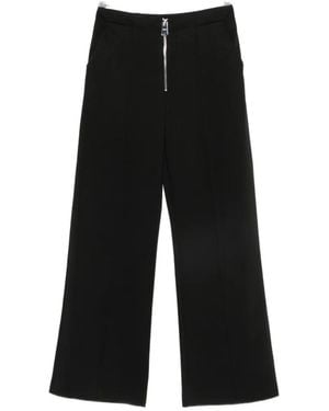 Dondup Wide-Leg Trousers - Black