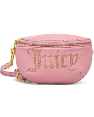 Juicy Couture Riñonera Con Aplique Del Logo - Rosa