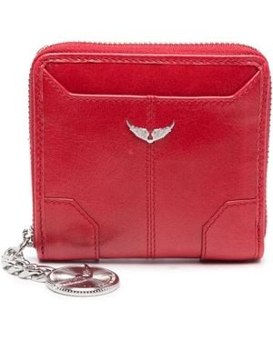 Zadig & Voltaire Sunny Mini Coin Wallet - Red