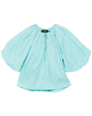 Rochas Blusa de manga balloon - Azul