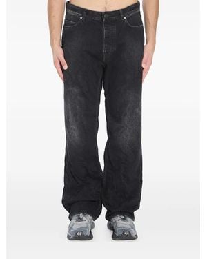 Balenciaga ダメージ ジーンズ - ブラック