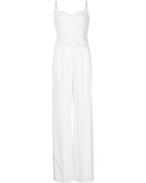Jonathan Simkhai Zaid Lace-Detail Jumpsuit - White