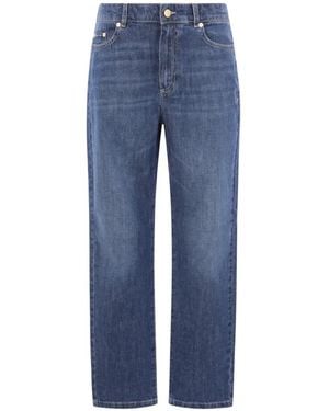 Max Mara Macro Slim-Fit Jeans - Blue