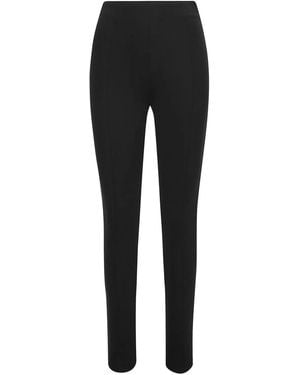 Oscar de la Renta Skinny High-Wiasted Trousers - Black