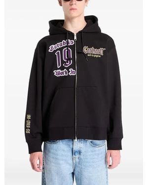 Carhartt Sudadera con capucha y logo - Negro