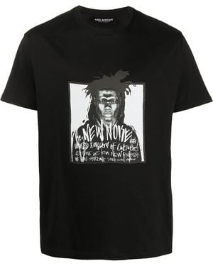 Neil Barrett New Noise Crew Neck T-Shirt - Black