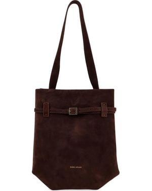 MANU Atelier Mini Tote Du Jour Shoulder Bag - Brown