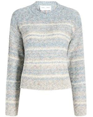 Proenza Schouler Gestreifter Ivara Pullover - Blau