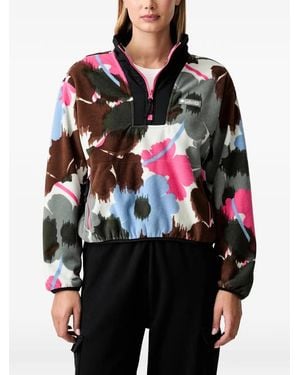 Columbia Sequoia Grove Ii Floral-Print Fleece Sweatshirt - Grey