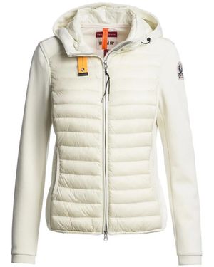 Parajumpers Quilted Hooded Jacket - White