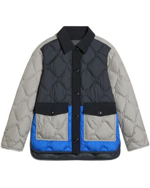 Woolrich Quilted Heritage Parka Coat - Blue