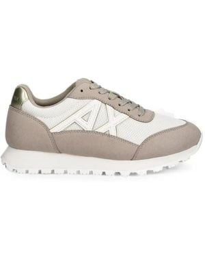 ARMANI EXCHANGE Sneakers Mit Logo-Patch - Weiß