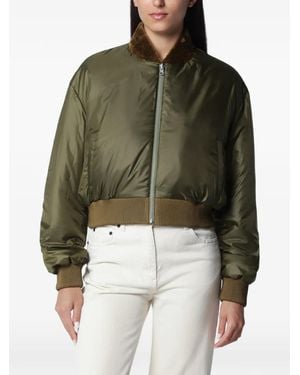 Arma Azra Reversible Bomber Jacket - Green