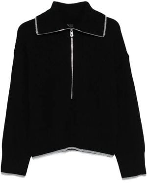 Pinko リブニット セーター - ブラック