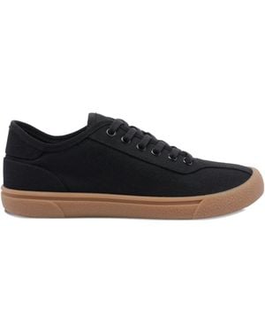The Row Round-Toe Lace-Up Trainers - Black