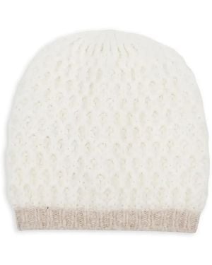 Eleventy Knit Beanie - White