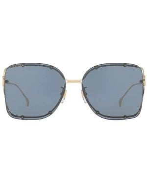 Gucci Square-Frame Sunglasses - Blue