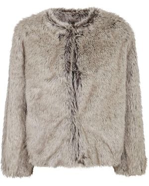 Antonelli Faux-Fur Jacket - Gray