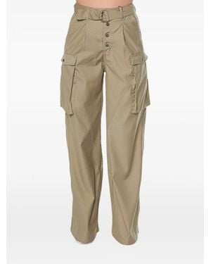 One Teaspoon Pantalones Cargo De Talle Alto - Neutro