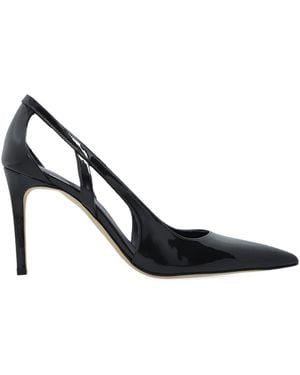 Stuart Weitzman Cutout Pointed Court Shoes - Black