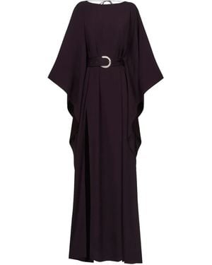 Taller Marmo Fitzgerald Embellished-Belted Maxi Dress - Blue