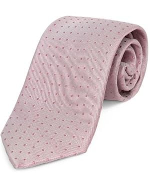 Michael Kors Geometric-Pattern Tie - Pink