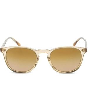 Oliver Peoples Occhiali Da Sole Tondi Fairmont Sun - Neutro