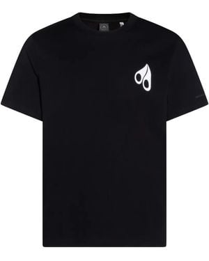 Moose Knuckles T-Shirt Con Logo - Nero