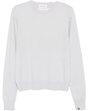 Extreme Cashmere Pullover Mit Rundem Ausschnitt - Weiß