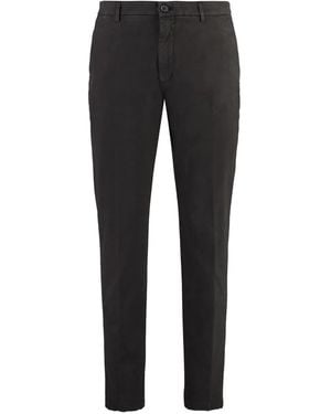 Department 5 Prince Flap-Pocket Chino Trousers - Black