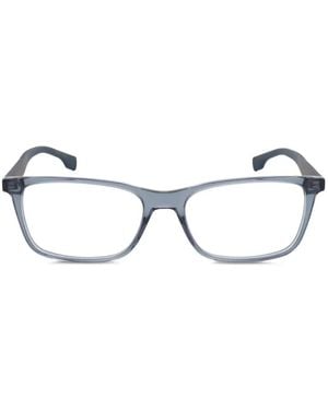 BOSS Rectangle-Frame Glasses - Blue