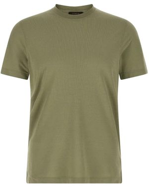 Zanone Crew-Neck Short-Sleeve T-Shirt - Green