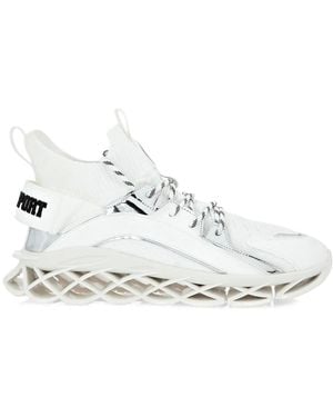 Philipp Plein Runner Tiger Sneakers - White
